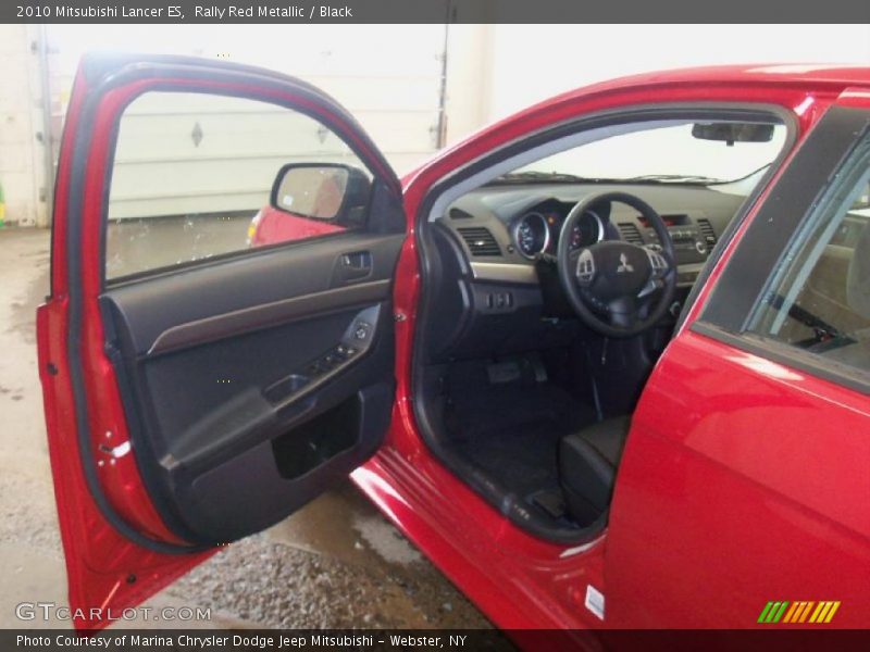 Rally Red Metallic / Black 2010 Mitsubishi Lancer ES