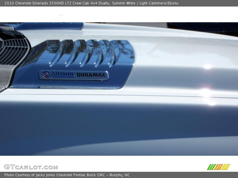 Summit White / Light Cashmere/Ebony 2010 Chevrolet Silverado 3500HD LTZ Crew Cab 4x4 Dually