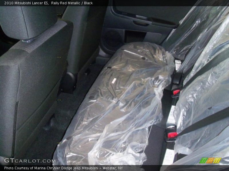 Rally Red Metallic / Black 2010 Mitsubishi Lancer ES