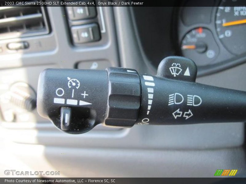 Onyx Black / Dark Pewter 2003 GMC Sierra 2500HD SLT Extended Cab 4x4