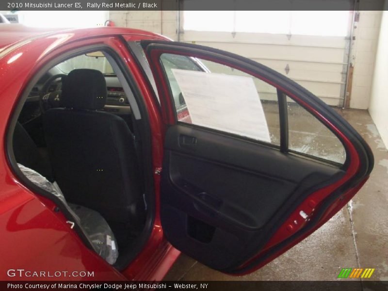 Rally Red Metallic / Black 2010 Mitsubishi Lancer ES