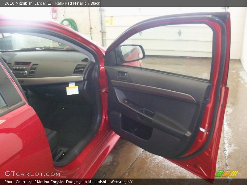 Rally Red Metallic / Black 2010 Mitsubishi Lancer ES