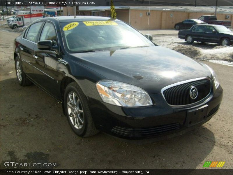 Black Onyx / Titanium Gray 2006 Buick Lucerne CXL