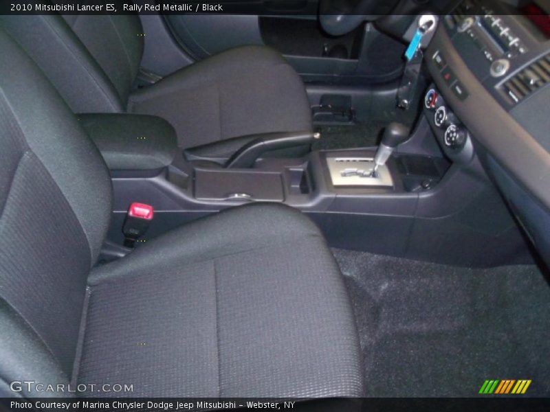 Rally Red Metallic / Black 2010 Mitsubishi Lancer ES