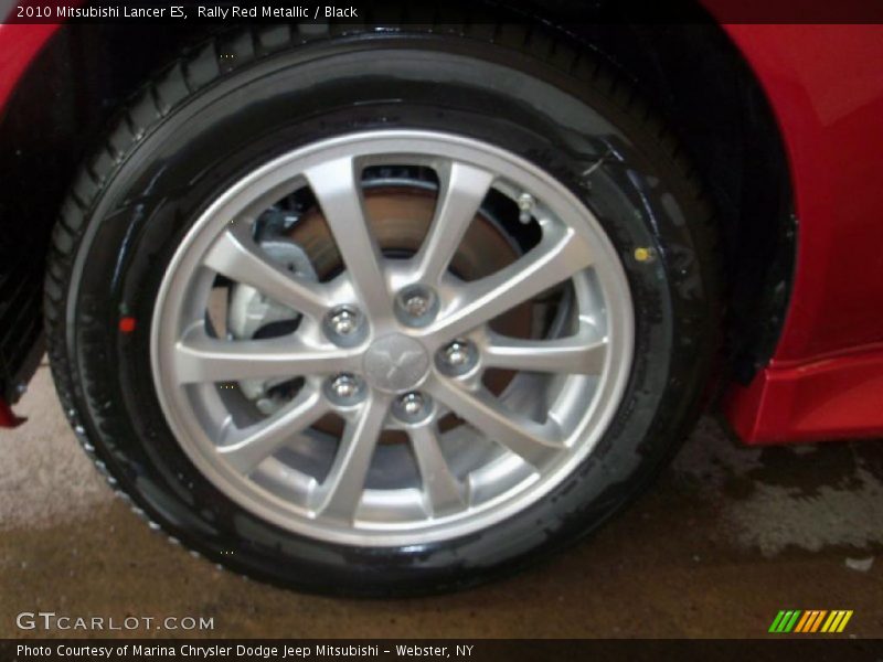 Rally Red Metallic / Black 2010 Mitsubishi Lancer ES