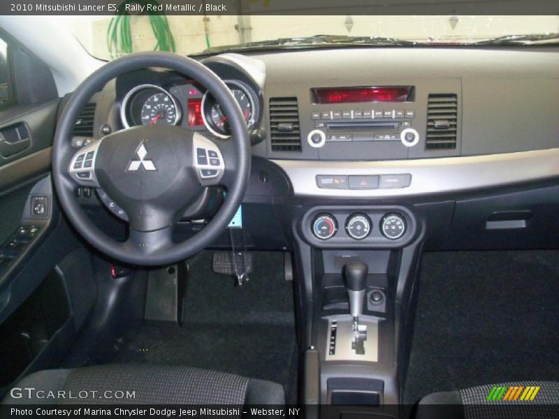 Rally Red Metallic / Black 2010 Mitsubishi Lancer ES