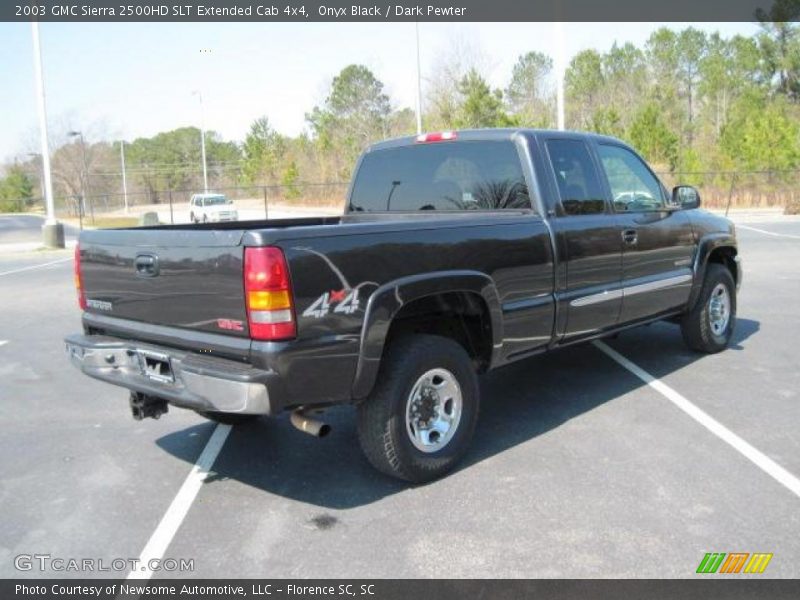 Onyx Black / Dark Pewter 2003 GMC Sierra 2500HD SLT Extended Cab 4x4