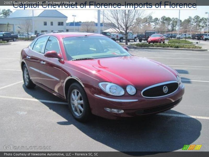 Red Jewel / Neutral 2007 Buick LaCrosse CXL