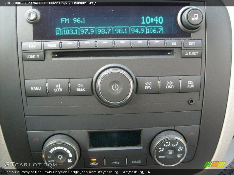 Black Onyx / Titanium Gray 2006 Buick Lucerne CXL