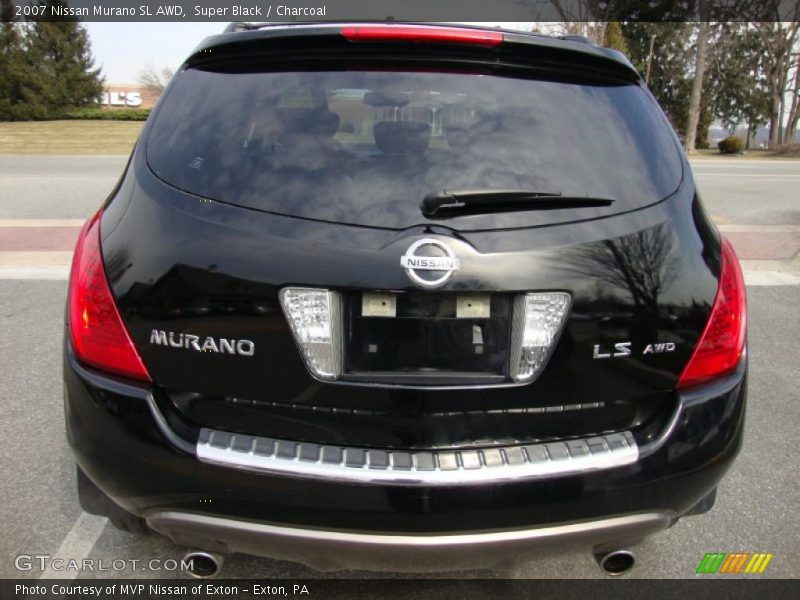 Super Black / Charcoal 2007 Nissan Murano SL AWD