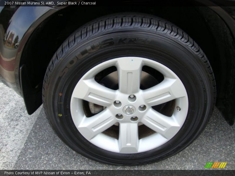Super Black / Charcoal 2007 Nissan Murano SL AWD