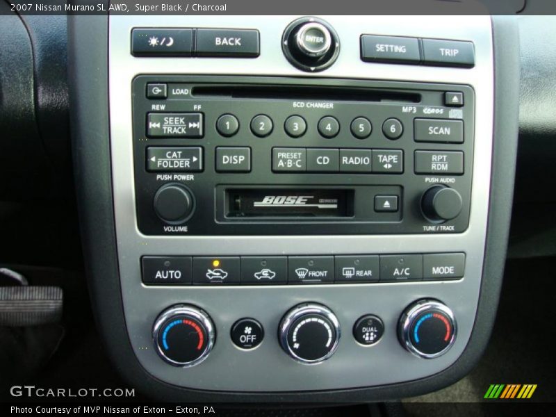Super Black / Charcoal 2007 Nissan Murano SL AWD