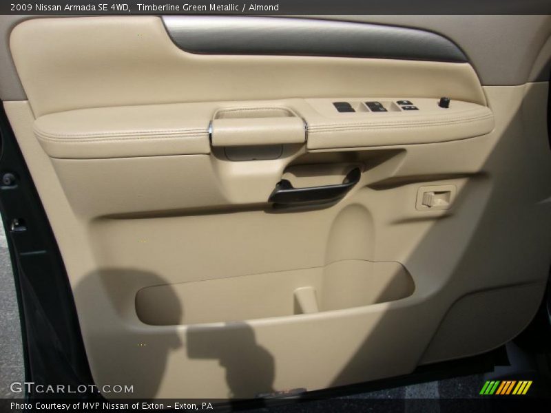 Timberline Green Metallic / Almond 2009 Nissan Armada SE 4WD