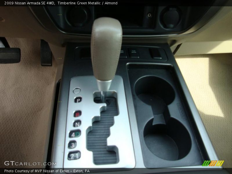Timberline Green Metallic / Almond 2009 Nissan Armada SE 4WD