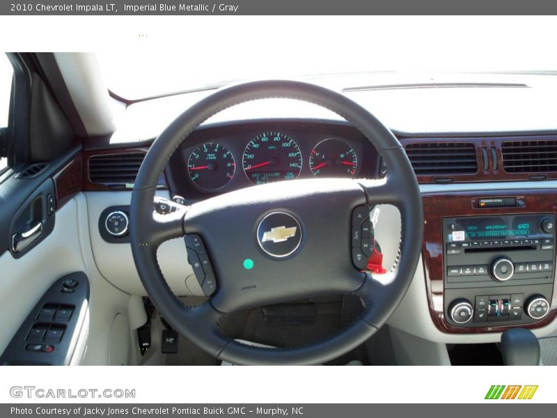 Imperial Blue Metallic / Gray 2010 Chevrolet Impala LT