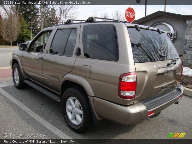 Sahara Beige Metallic / Beige 2001 Nissan Pathfinder LE 4x4