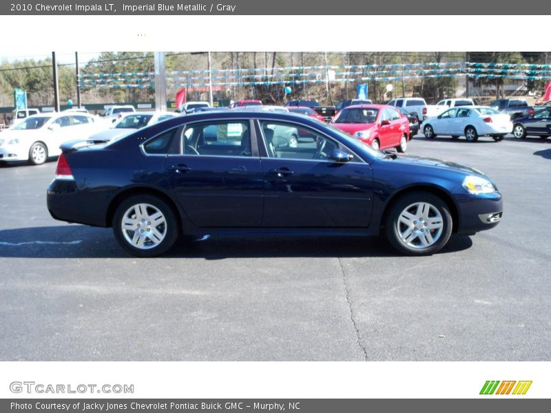 Imperial Blue Metallic / Gray 2010 Chevrolet Impala LT
