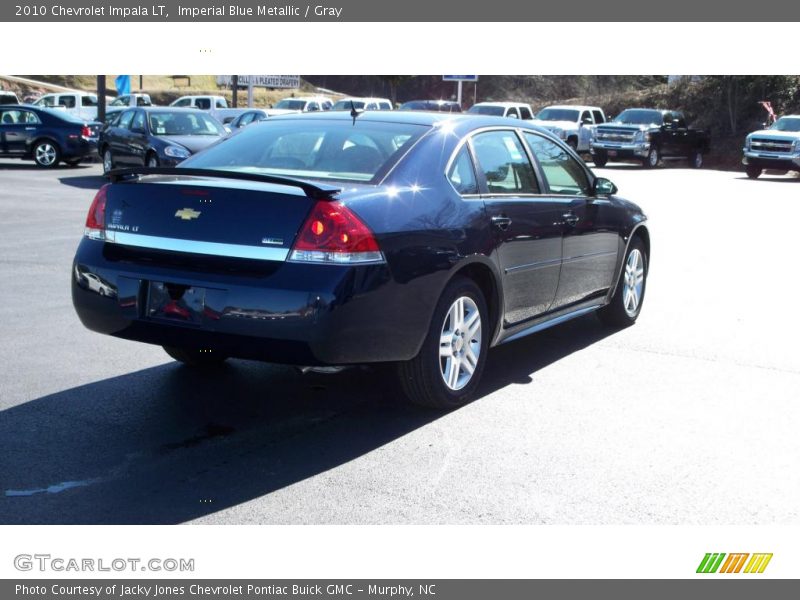 Imperial Blue Metallic / Gray 2010 Chevrolet Impala LT