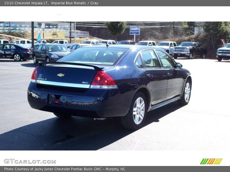 Imperial Blue Metallic / Gray 2010 Chevrolet Impala LT
