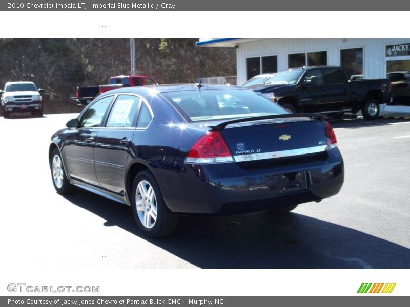 Imperial Blue Metallic / Gray 2010 Chevrolet Impala LT