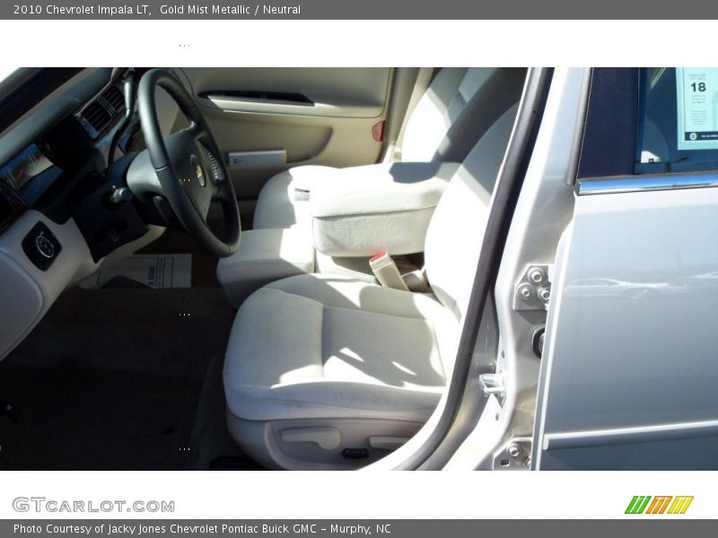 Gold Mist Metallic / Neutral 2010 Chevrolet Impala LT