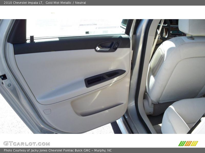 Gold Mist Metallic / Neutral 2010 Chevrolet Impala LT