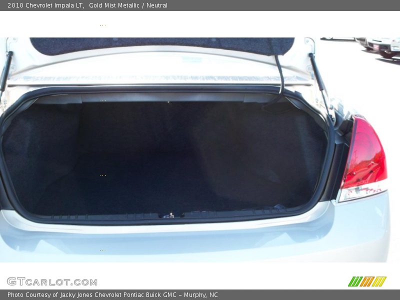 Gold Mist Metallic / Neutral 2010 Chevrolet Impala LT