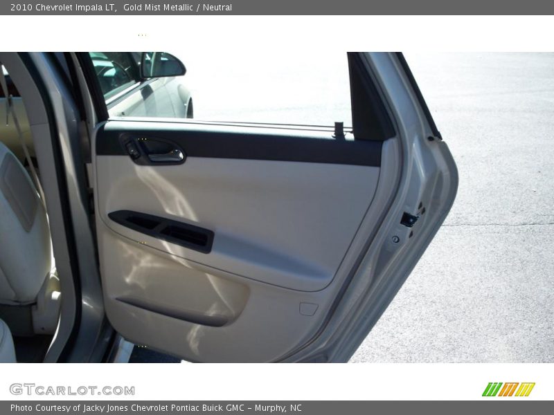 Gold Mist Metallic / Neutral 2010 Chevrolet Impala LT