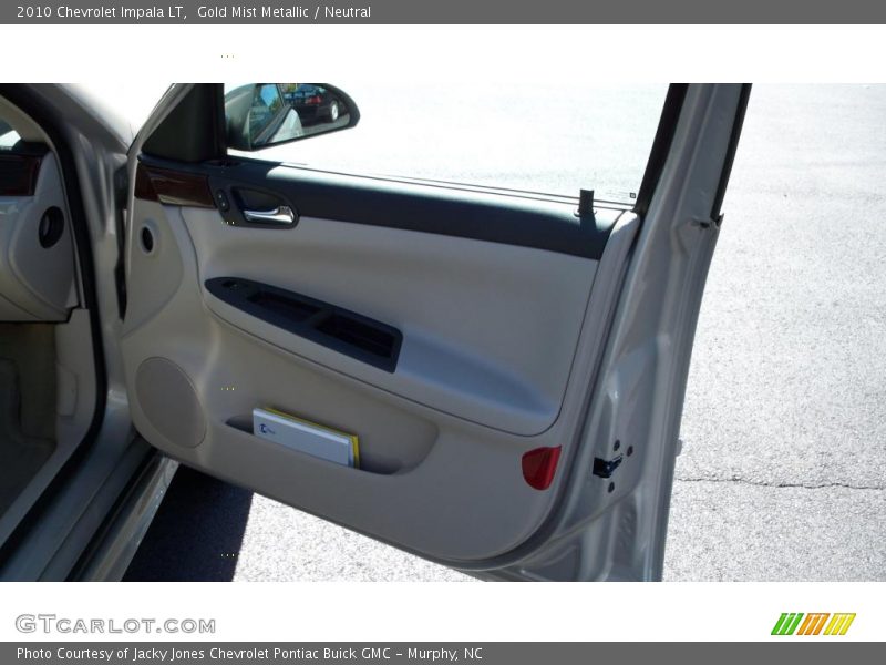 Gold Mist Metallic / Neutral 2010 Chevrolet Impala LT