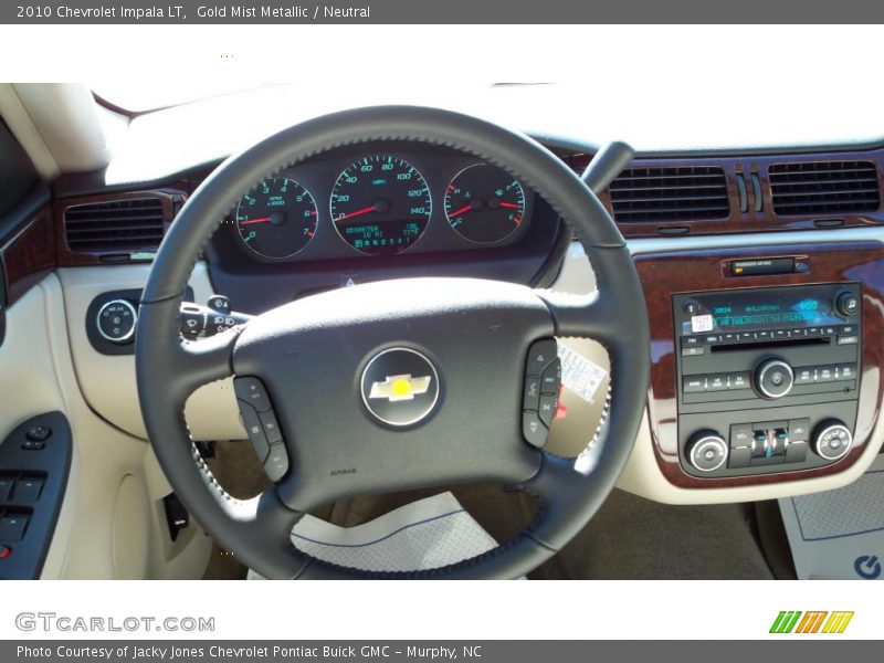 Gold Mist Metallic / Neutral 2010 Chevrolet Impala LT