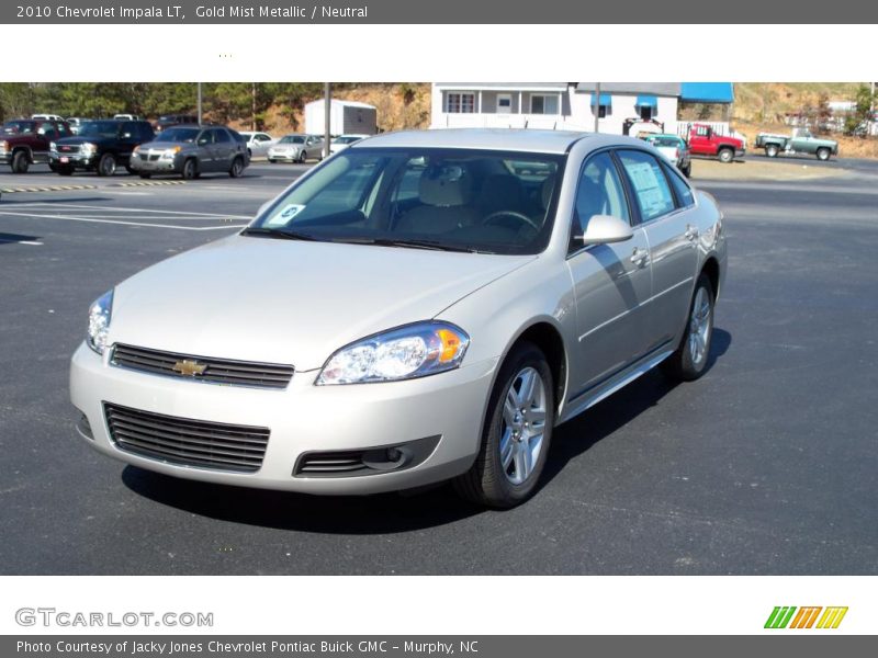 Gold Mist Metallic / Neutral 2010 Chevrolet Impala LT
