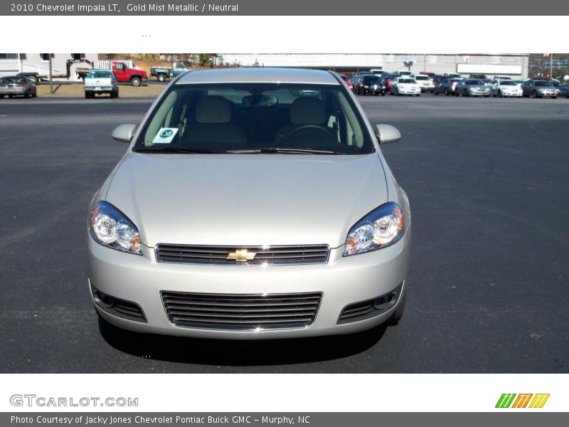 Gold Mist Metallic / Neutral 2010 Chevrolet Impala LT