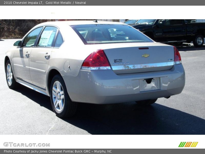 Gold Mist Metallic / Neutral 2010 Chevrolet Impala LT