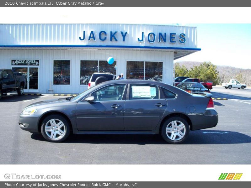 Cyber Gray Metallic / Gray 2010 Chevrolet Impala LT