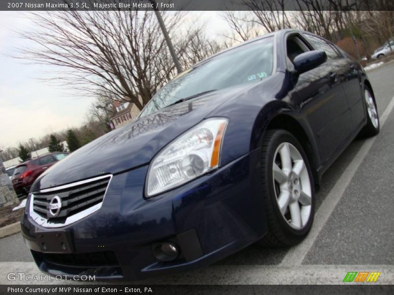 Majestic Blue Metallic / Frost 2007 Nissan Maxima 3.5 SL