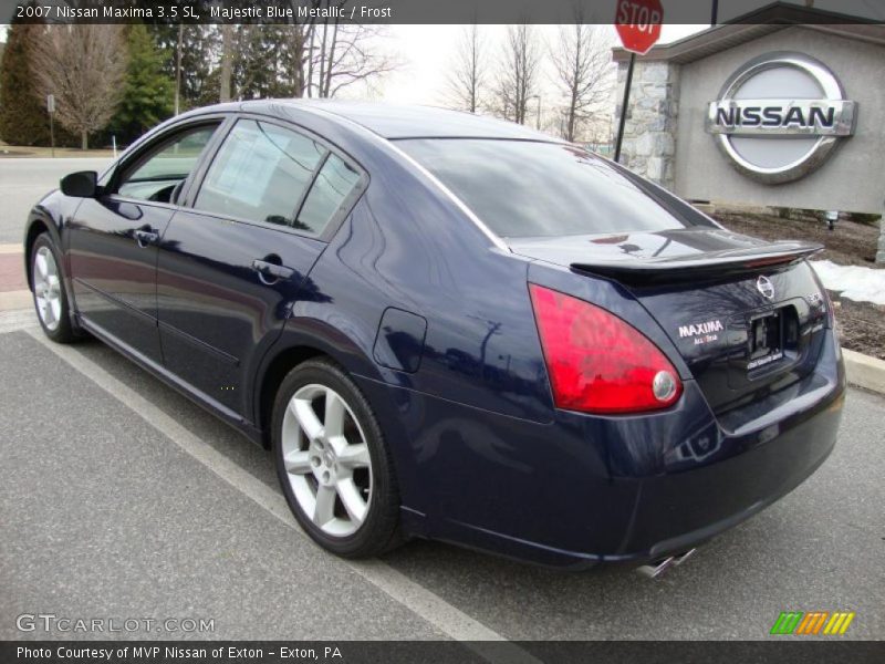 Majestic Blue Metallic / Frost 2007 Nissan Maxima 3.5 SL