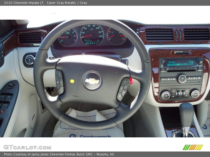 Cyber Gray Metallic / Gray 2010 Chevrolet Impala LT