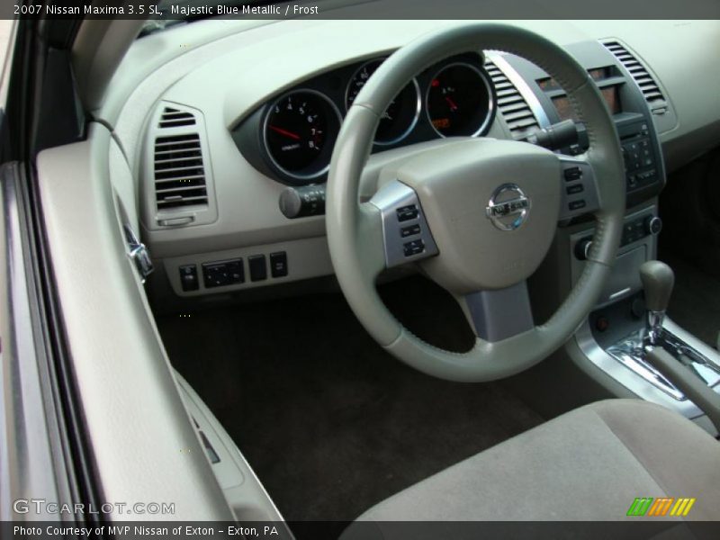 Majestic Blue Metallic / Frost 2007 Nissan Maxima 3.5 SL