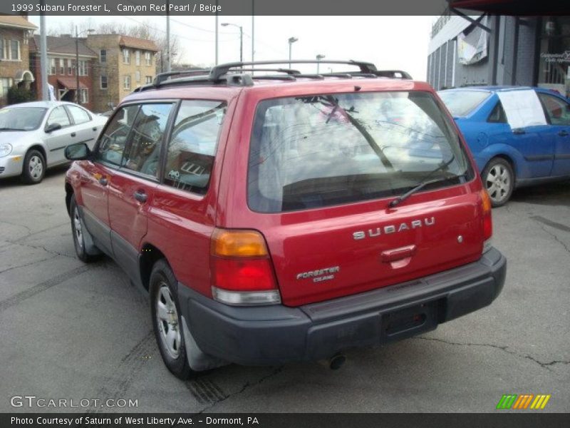 Canyon Red Pearl / Beige 1999 Subaru Forester L
