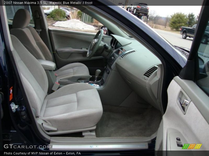 Majestic Blue Metallic / Frost 2007 Nissan Maxima 3.5 SL