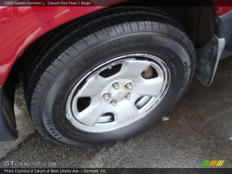 Canyon Red Pearl / Beige 1999 Subaru Forester L