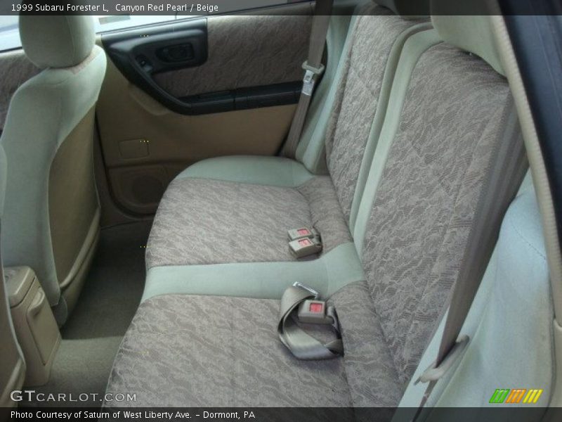 Canyon Red Pearl / Beige 1999 Subaru Forester L
