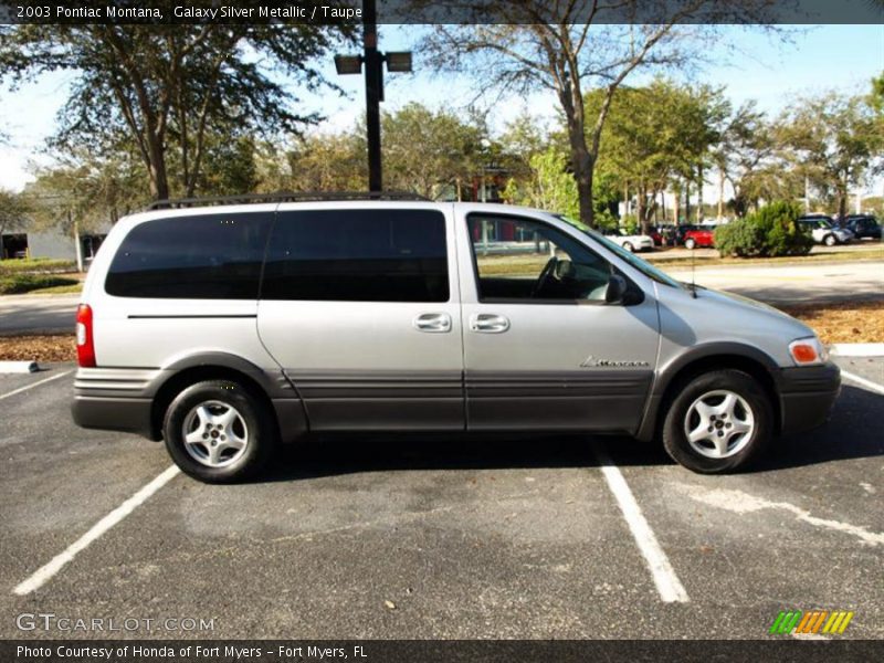 Galaxy Silver Metallic / Taupe 2003 Pontiac Montana