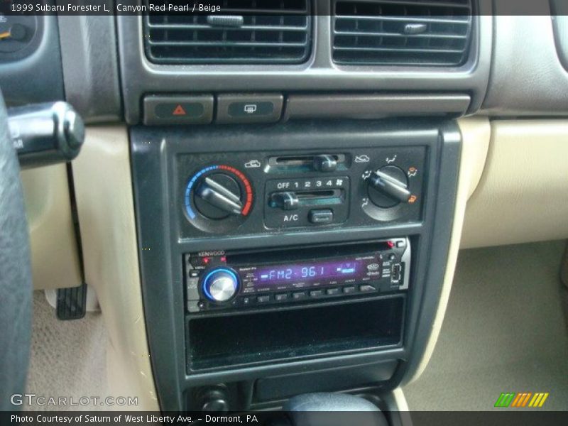 Canyon Red Pearl / Beige 1999 Subaru Forester L
