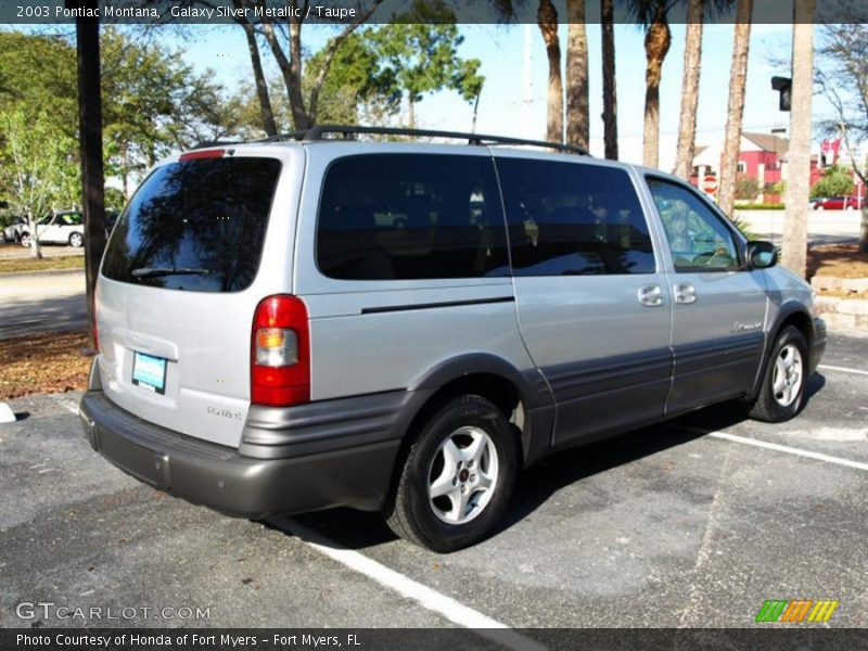 Galaxy Silver Metallic / Taupe 2003 Pontiac Montana