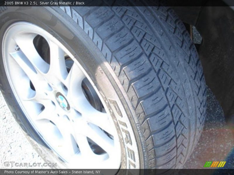 Silver Gray Metallic / Black 2005 BMW X3 2.5i