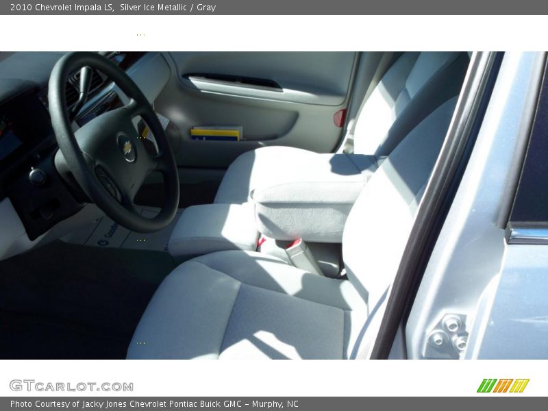 Silver Ice Metallic / Gray 2010 Chevrolet Impala LS