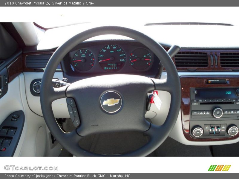 Silver Ice Metallic / Gray 2010 Chevrolet Impala LS