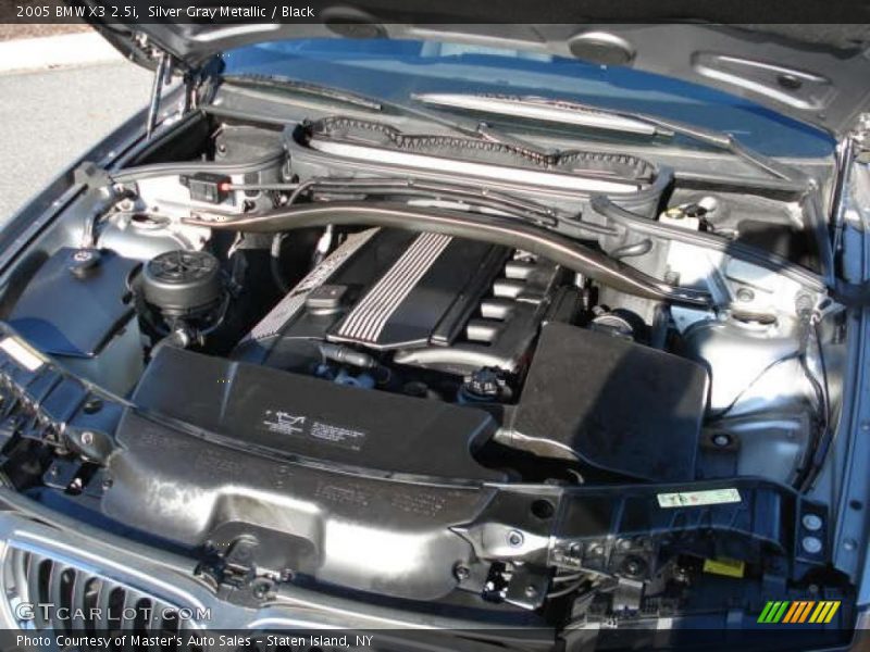 Silver Gray Metallic / Black 2005 BMW X3 2.5i