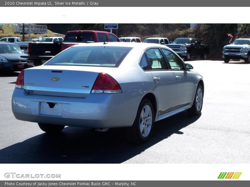 Silver Ice Metallic / Gray 2010 Chevrolet Impala LS